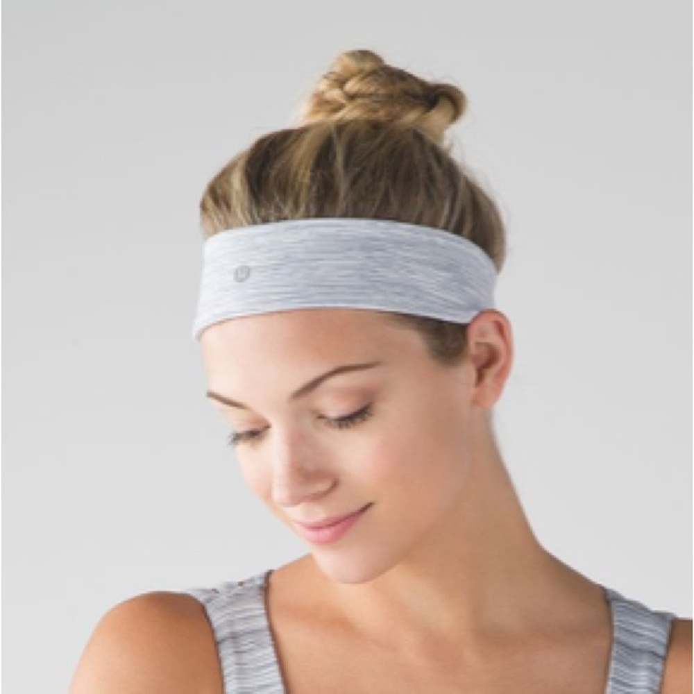 lululemon Fly Away Tamer Headband 2.0 - Wee Are From Space Nimbus Battleship